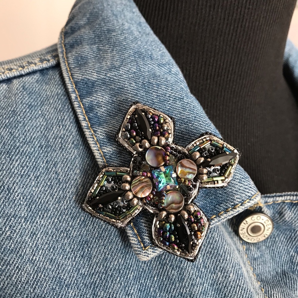 50 off Black Friday HAND MADE BROOCH “MEDAL”
